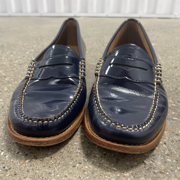 Weejuns G.H. Bass & Co. Navy "Viviana" Penny Loafer Size 8.5 - Picture 4 of 16